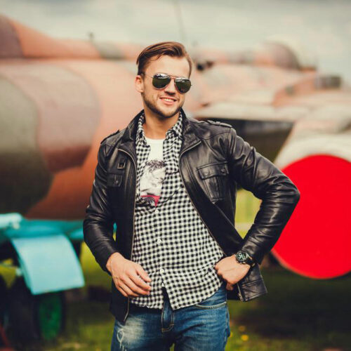 Here’s what you didn’t know about plaid leather jackets